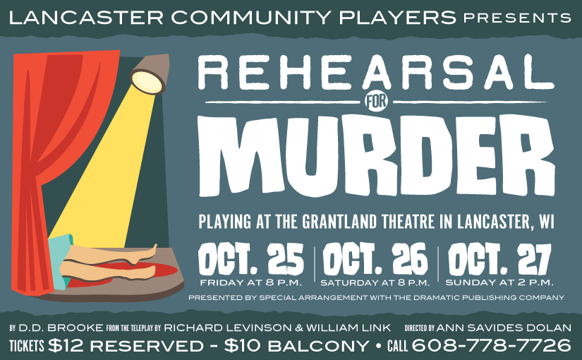 “Rehearsal for Murder” play practice is under way