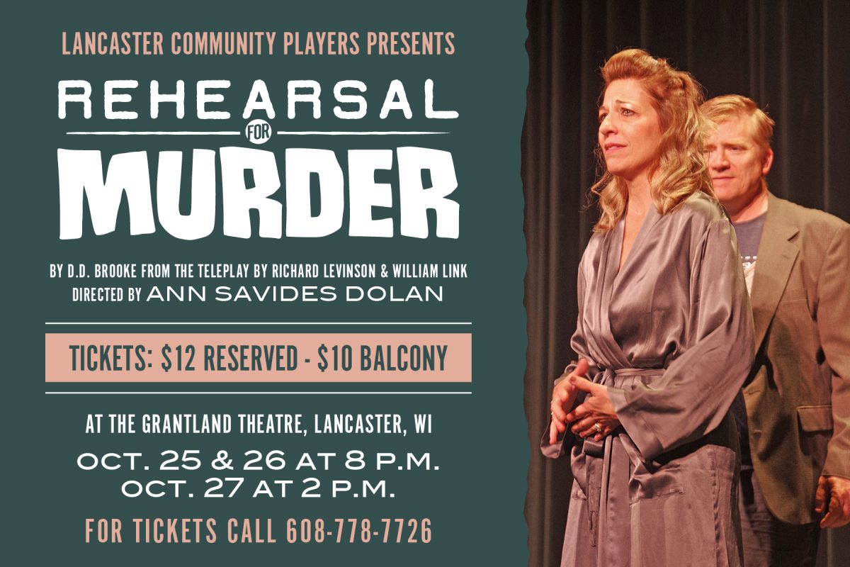 “Rehearsal for Murder” is this weekend